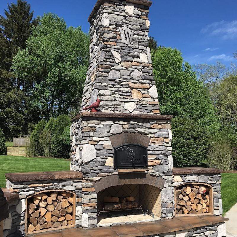 Outdoor Pizza Oven Fireplace | Round Grove Products Fiesta - Patio & Pizza  Outdoor Furnishings
