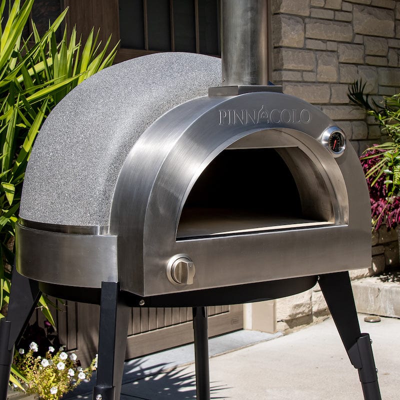 PINNACOLO Insulated Steel Hearth Wood-fired Outdoor Pizza Oven in