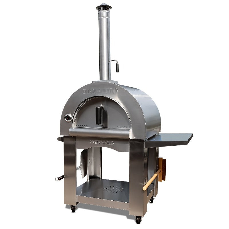 12 Portable Outdoor Pizza Oven, Stainless Steel Wood Fired Oven, Wood  Burning Outdoor Pizza Oven with Accessories