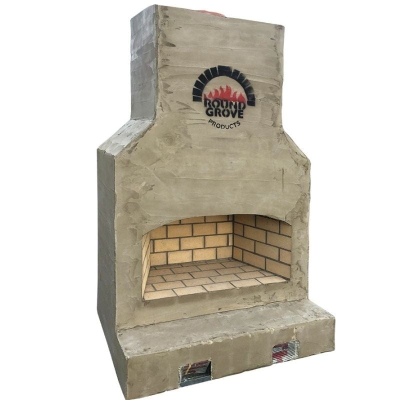 Round Grove Fiesta Outdoor Pizza Oven Fireplace Combo