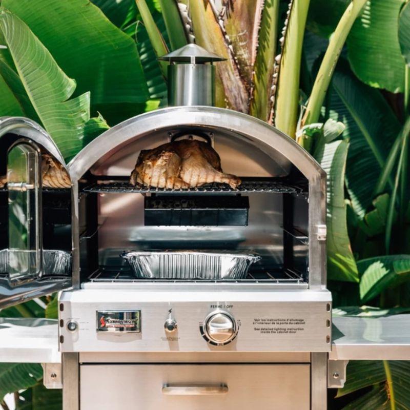 Summerset Pacific Living Mobile Lp Natural Gas Pizza Oven 9047