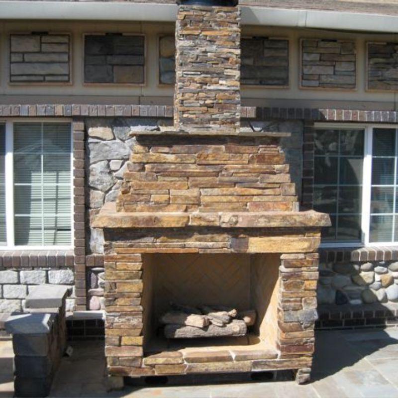 Outdoor Fireplace Kits, Masonry Fireplace, Stone Fireplace