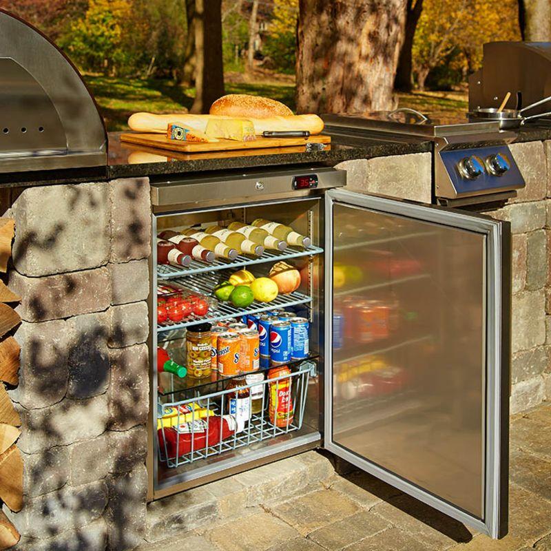 small outdoor refrigerator cabinets