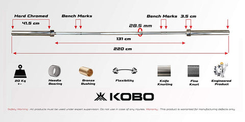 olympic barbell specs