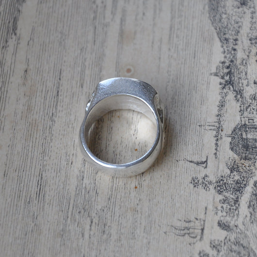 Sliced Skull Silver Handmade Ring - Memento Mori Ring – the nine of ...