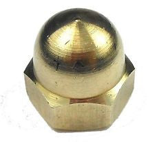 Brass Dome Nuts Fosters Chandlery