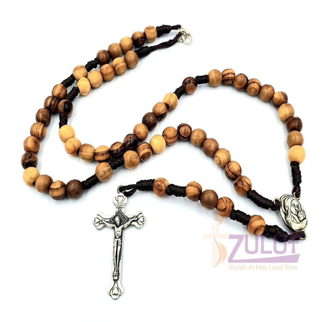 Bethlehem Olive wood Rosary  Metal & wood crucifix - Free shipping –  Jerusalem Spirit - Gift store