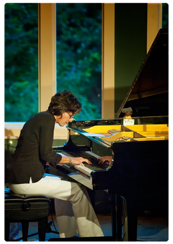 Dana Cunningham plays piano at Stone Mountain Art Center