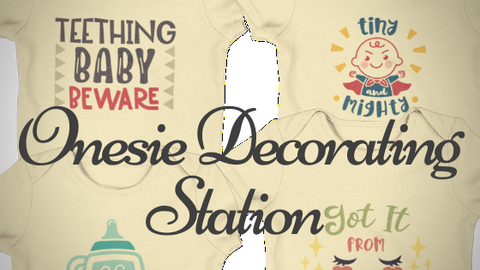 9 'Le Petit' Onesie Decorating Kit ideas  onesie decorating, onesie  decorating station, new baby products