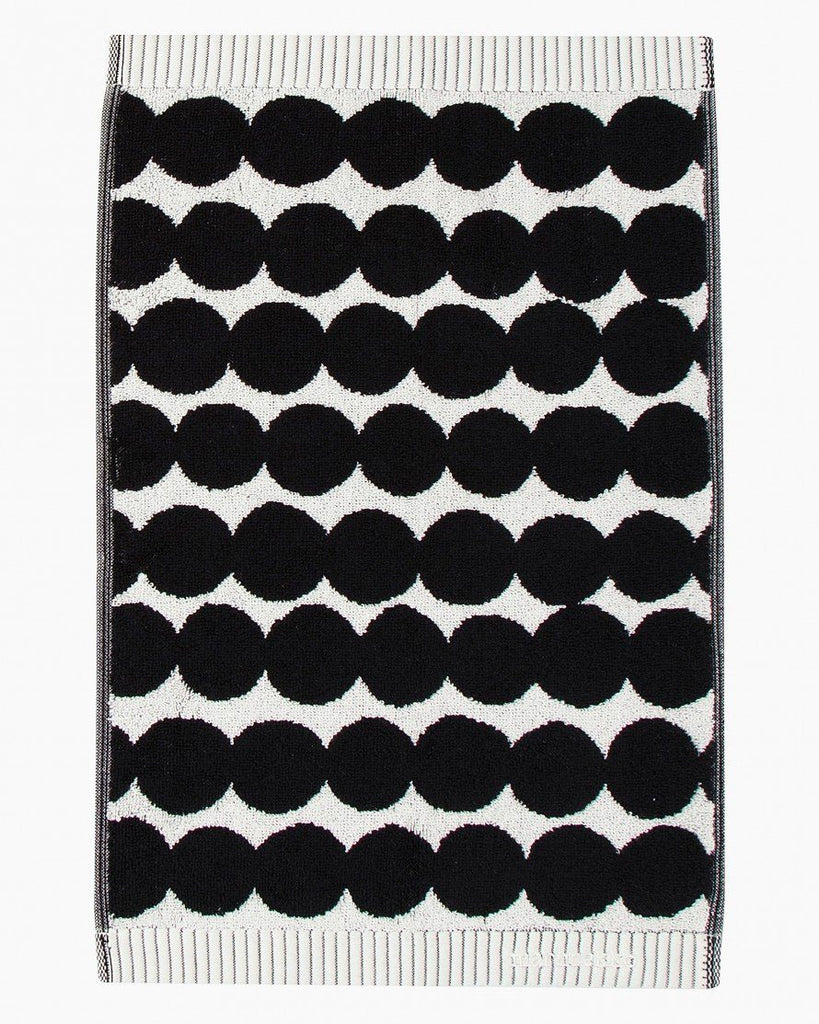 Rasymatto Guest Towel Black Marimekko Vancouver