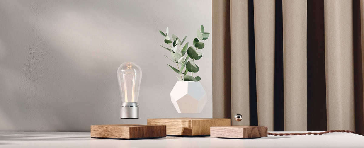 Flyte levitating products - bulb, planter, sphere