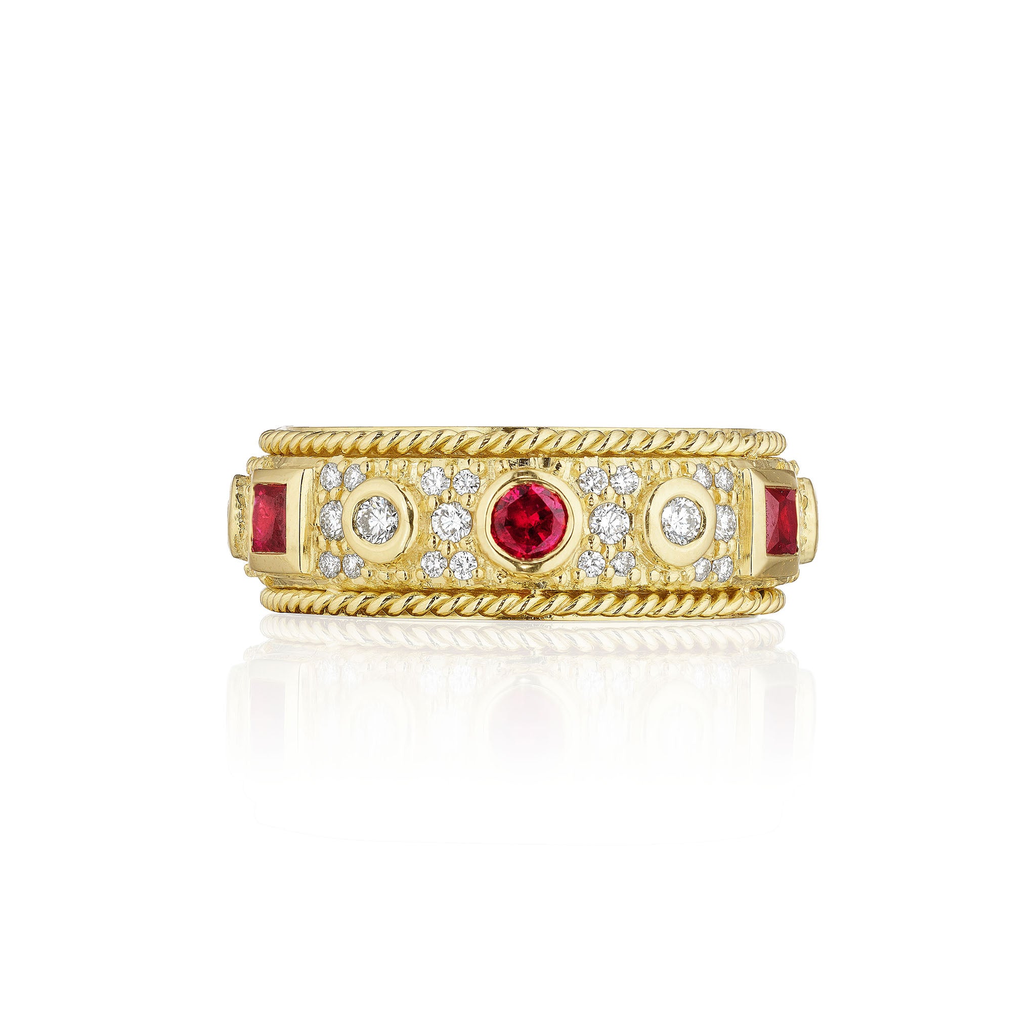 Ruby Amulet Band