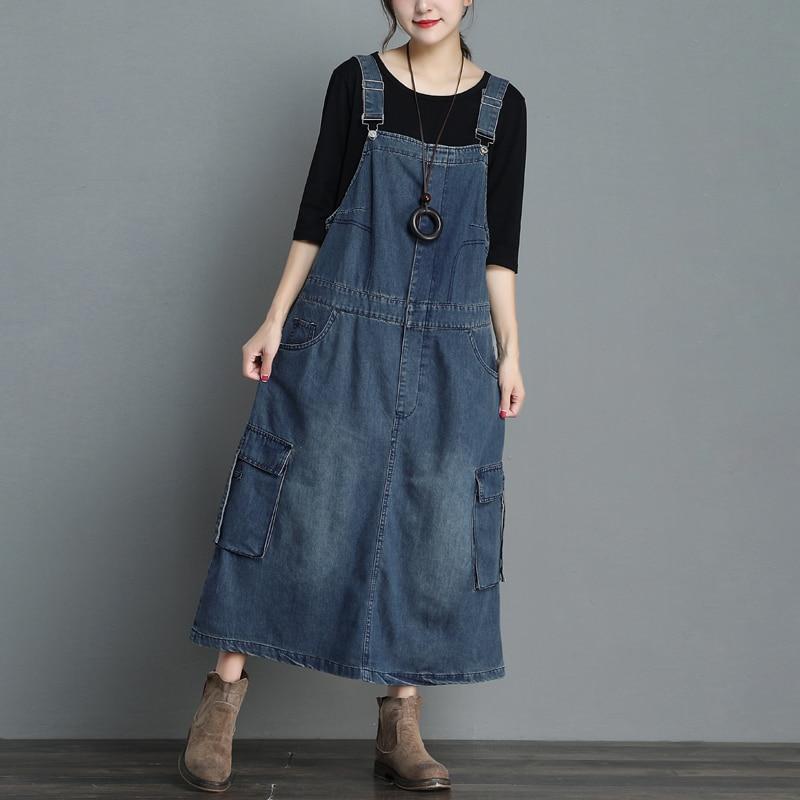 plus size denim dress with pockets