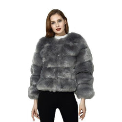 bubble fur coat