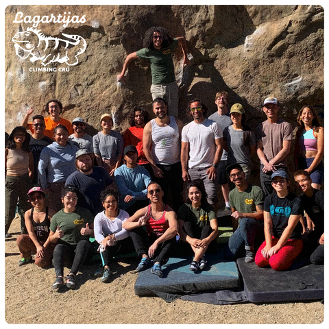 La Gartijas Los Angeles climbing gym bouldering group