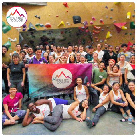 Sending in Color  Los Angeles BIPOC climbing gym bouldering group