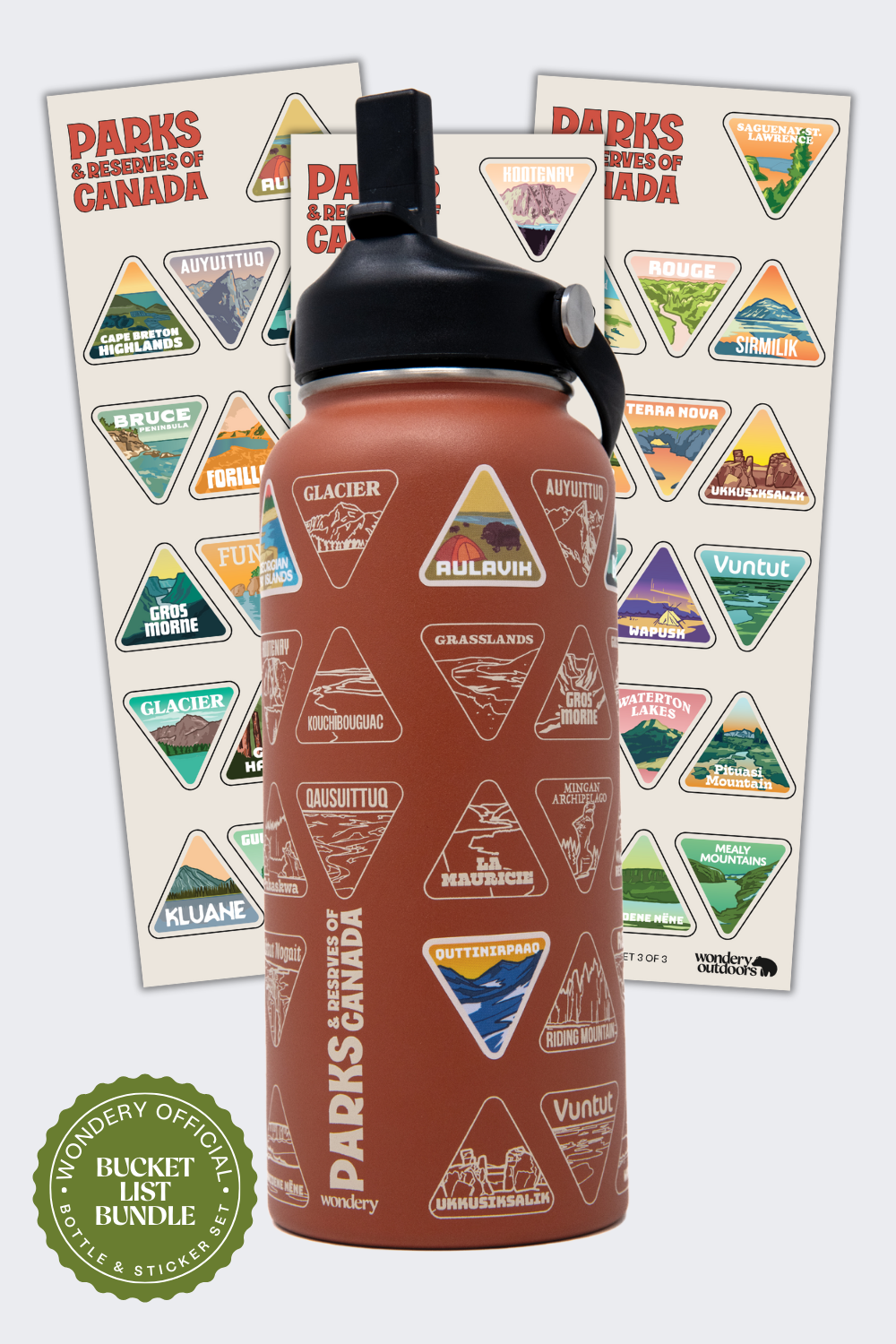 Water Bottle: Parks of the USA Bucket List – US Park Pass