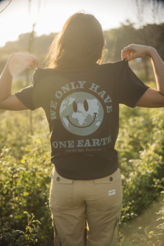 We Only Have One Earth Girlfriend Tee - Wondery