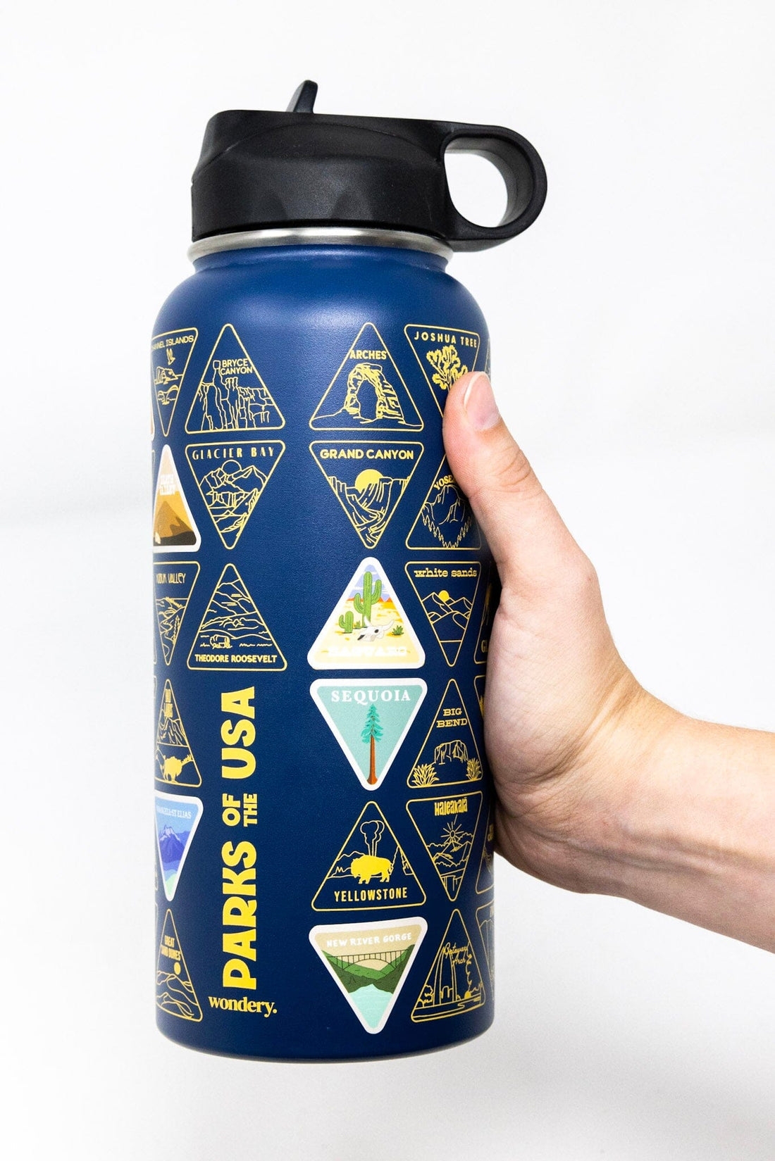 USA national parks souvenir lightweight travel water bottle