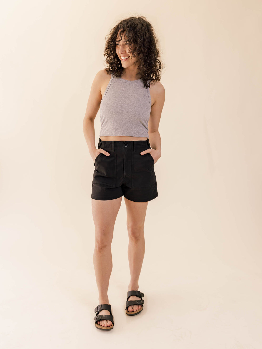 Isabel Outdoor Shorts | Black - dermovitalia