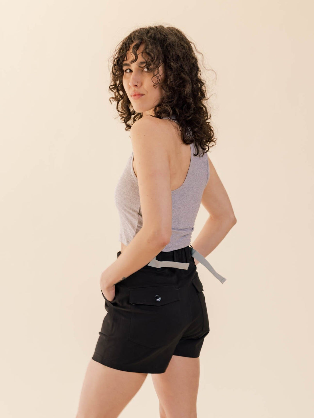 Isabel Outdoor Shorts | Black - dermovitalia