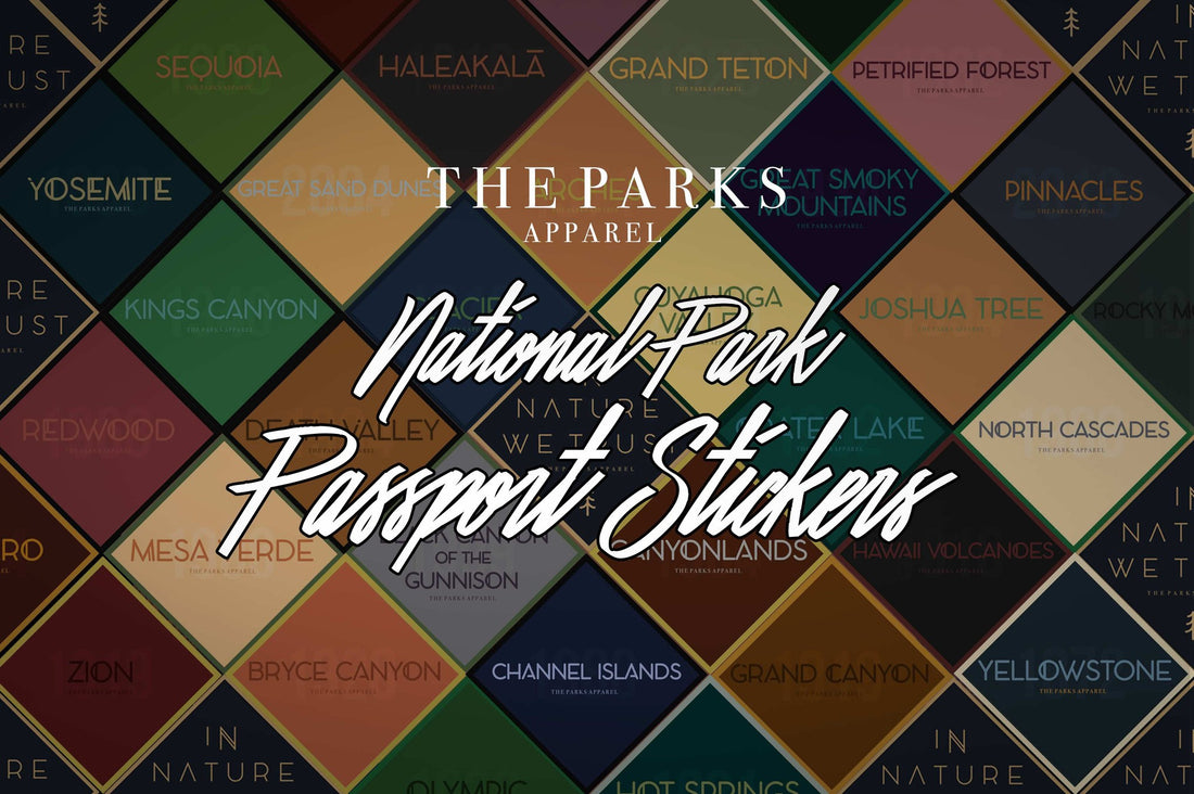 The Parks National Park Passport Stickers - dermovitalia