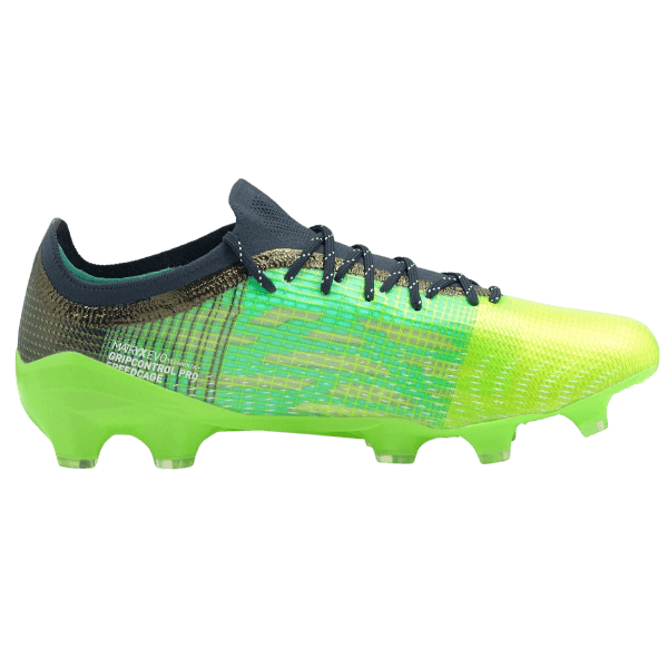 black and green puma football boots