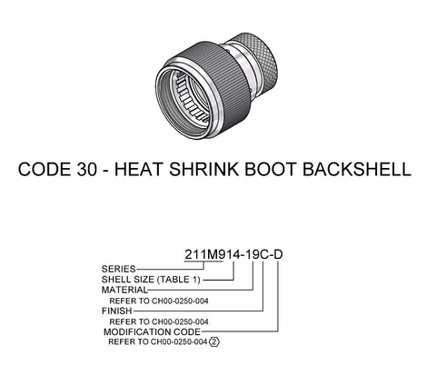 211M914-19B Backshell TE Connectivity