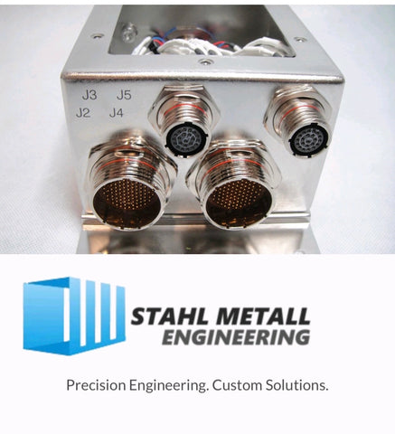 Stahl Metall’s Custom Junction Box’s (Aerospace & Defence and Marine).