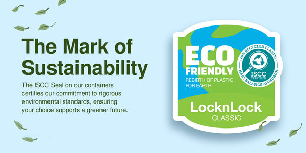 LocknLock Eco-Friendly Classic Food Containers are ISCC Certified.