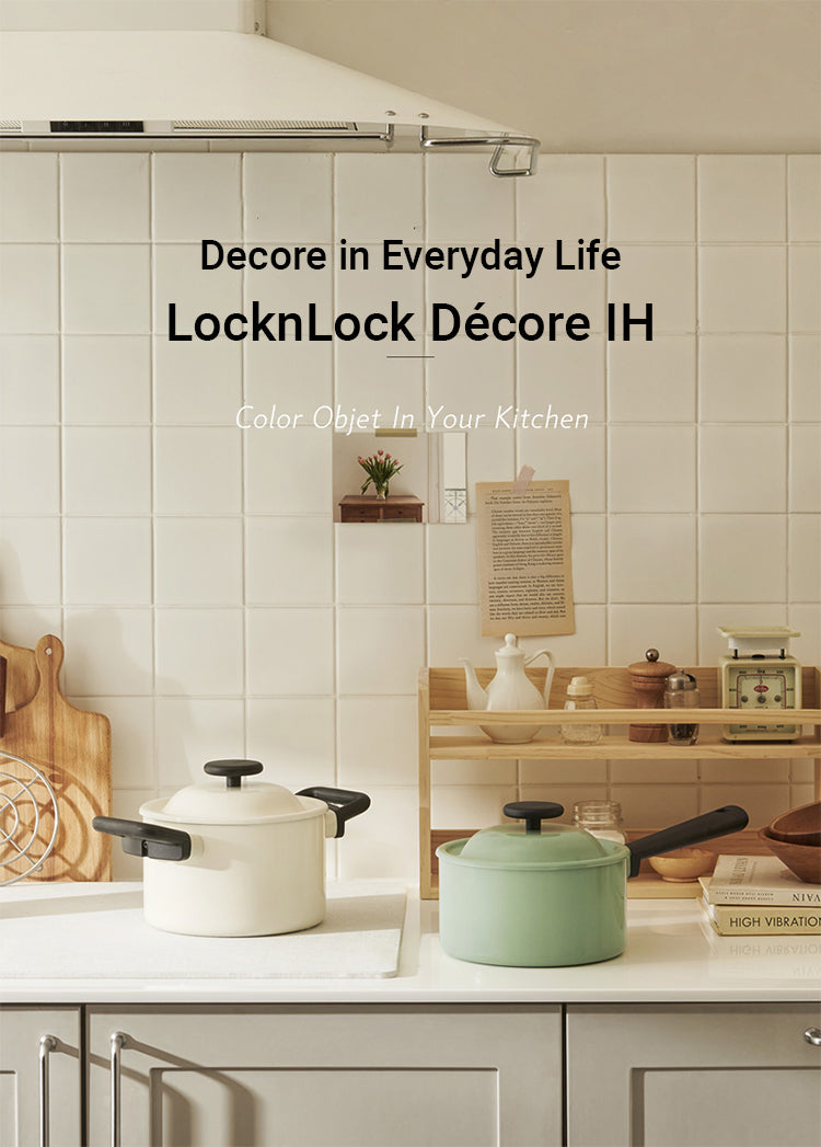Decorate your kitchen with LocknLock's Decore Pot and Pans.
