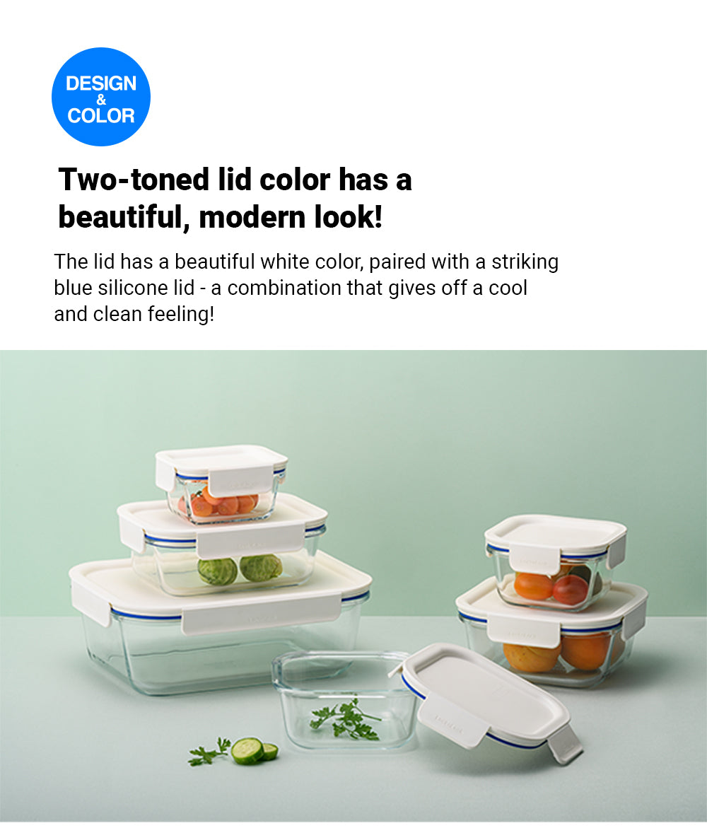 The Clear Oven Safe Glass Food Containers