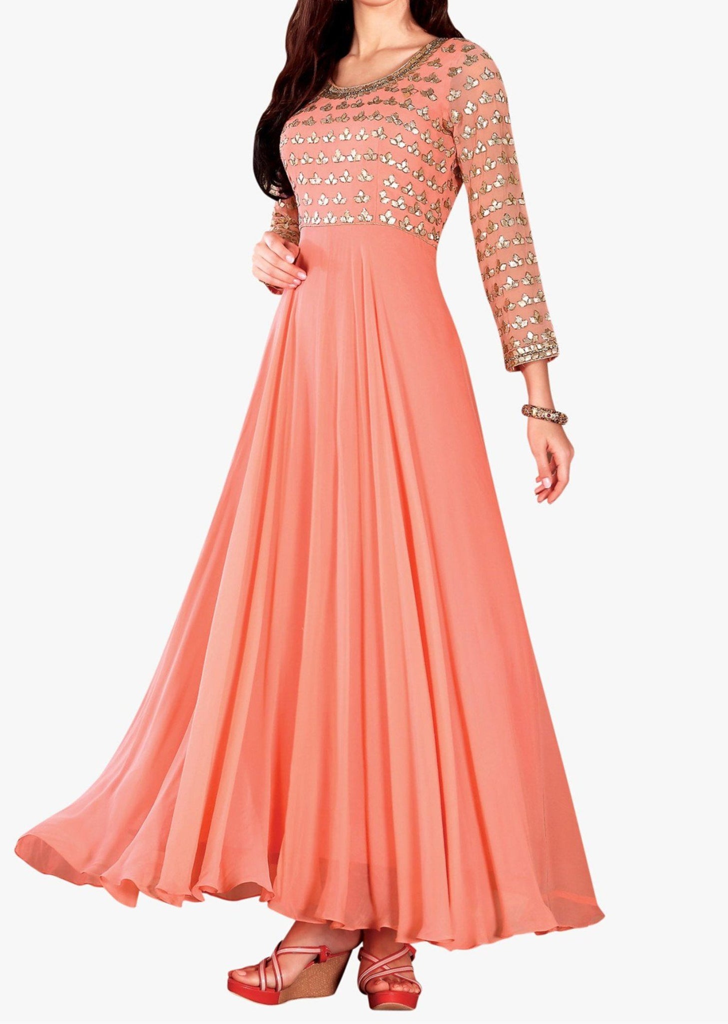 chiffon lehenga choli