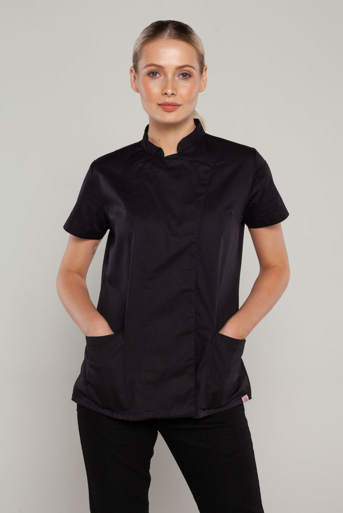 Chef Jacket black generic, Ace Chef Apparel