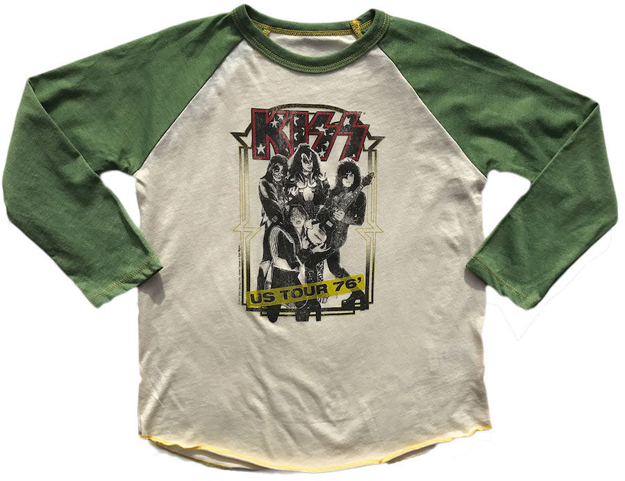 kiss raglan shirt