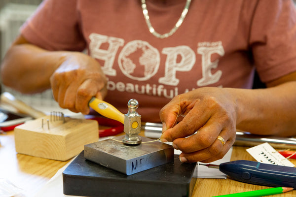 Ethically-made jewelry by refugee women artisans