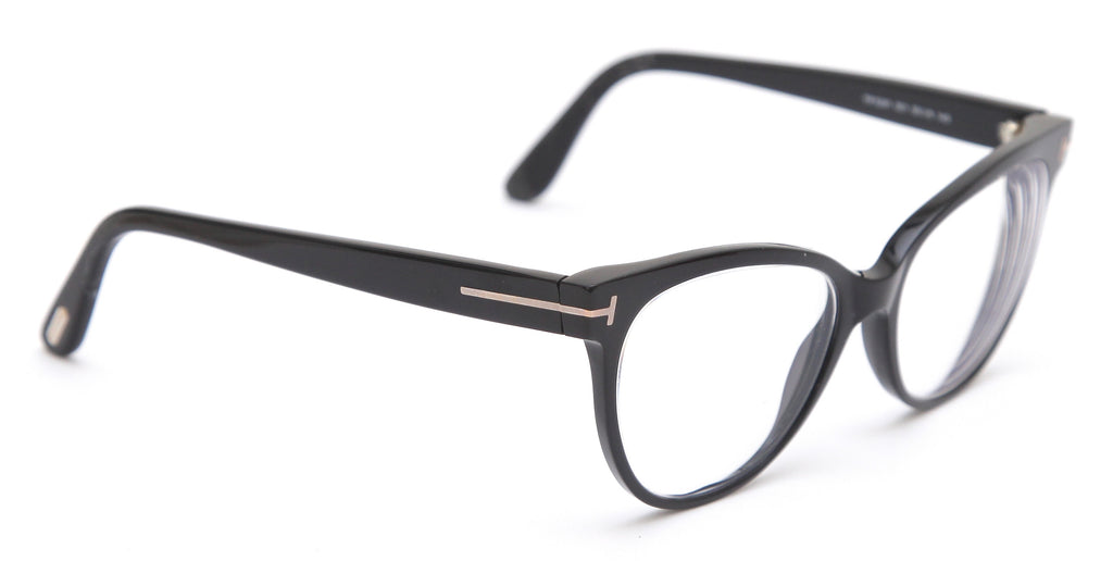 TOM FORD Eyeglass Frames Shiny Black Silver TF 5291 001 – Evesherfashion