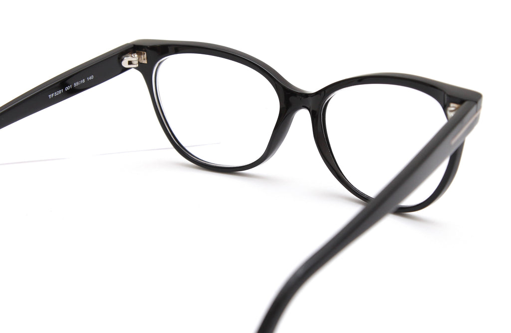 TOM FORD Eyeglass Frames Shiny Black Silver TF 5291 001 – Evesherfashion