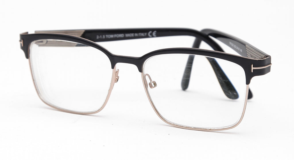 TOM FORD Eyeglass Frames Matte Black Rose Gold TF 5323 002 – Evesherfashion