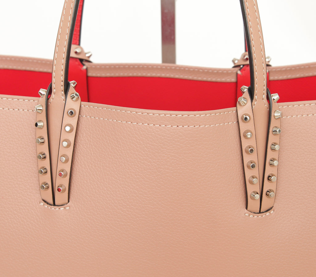 christian louboutin cabata tote nude