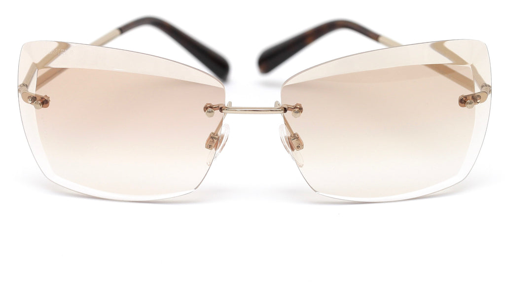 chanel rimless gradient glasses