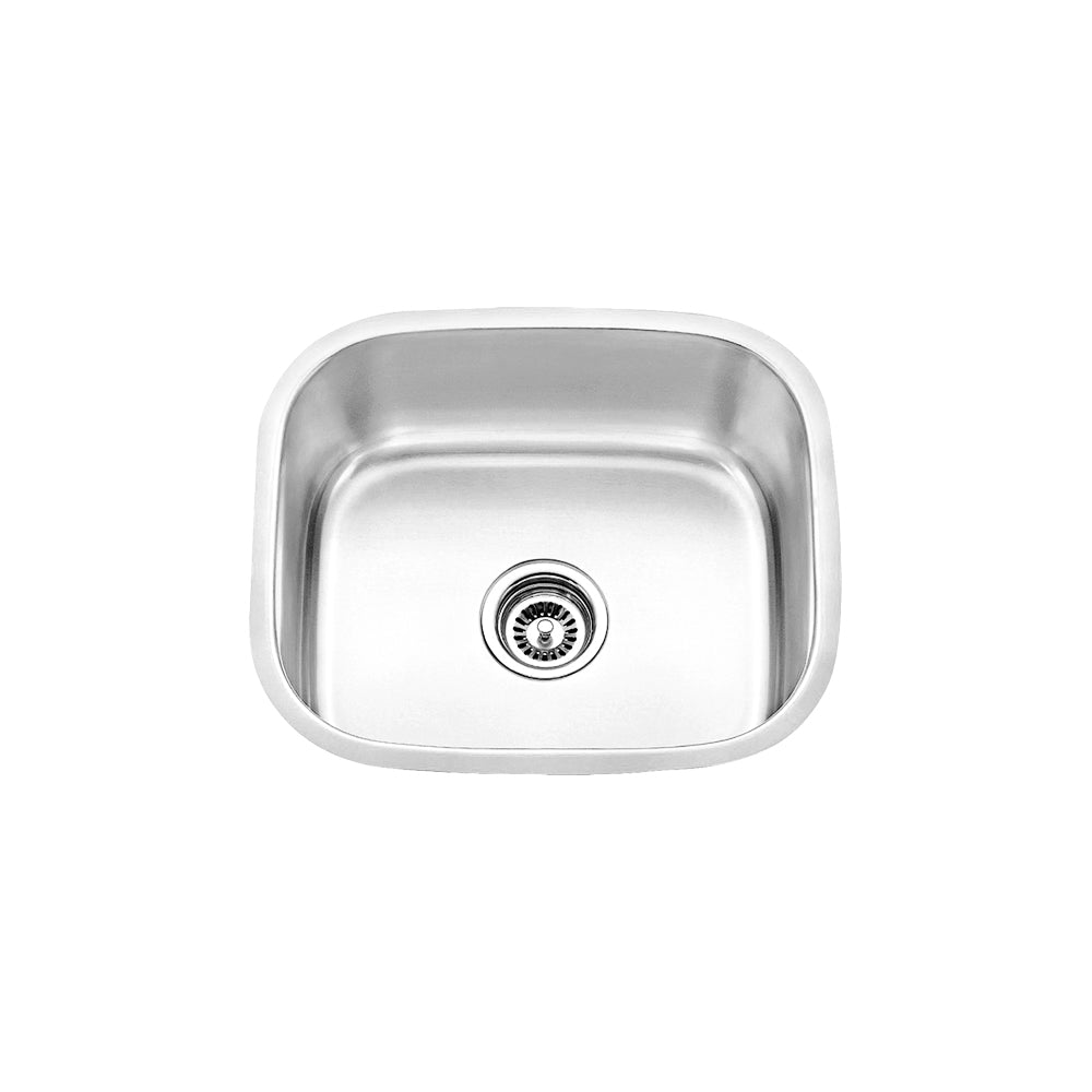 Melo Jr 18 Gauge Single Bowl Stainless Steel Kitchen Sink