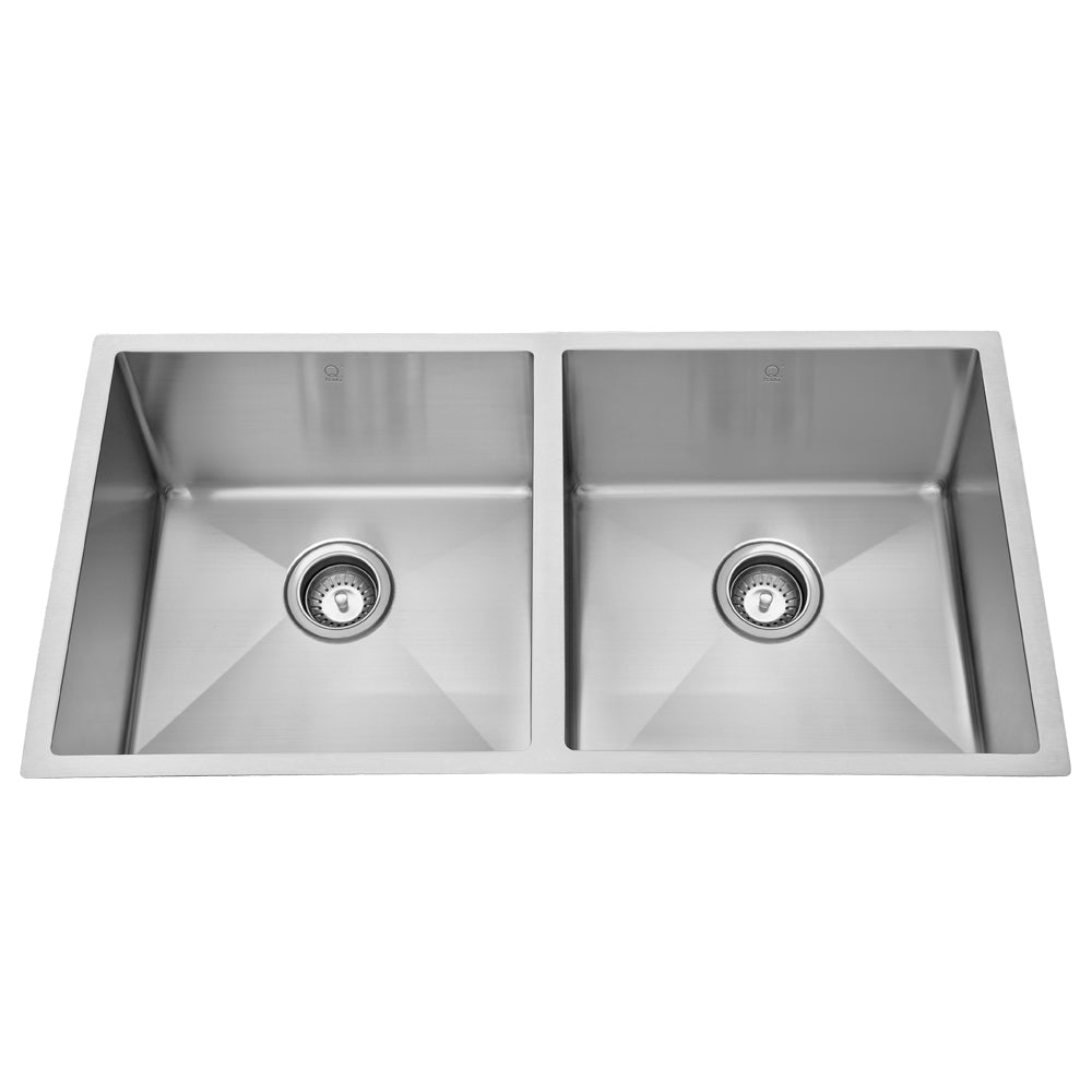 Qila E 16 Gauge Double Equal Bowl Stainless Steel Kitchen