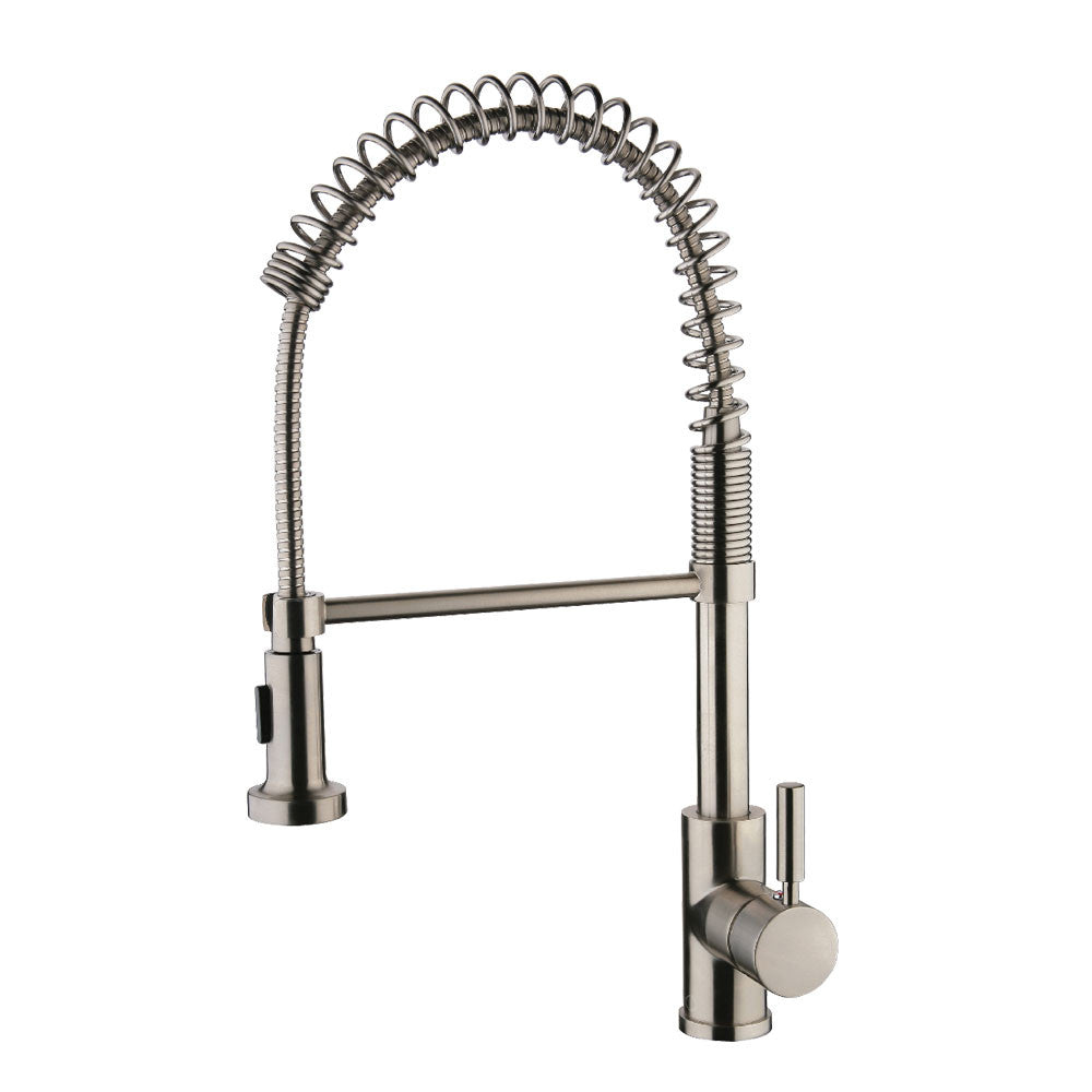 SPRING SPOUT Brushed Nickel Kitchen Faucet Pearl Canada