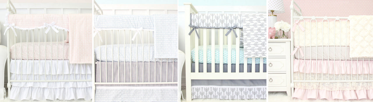matching crib and twin bedding