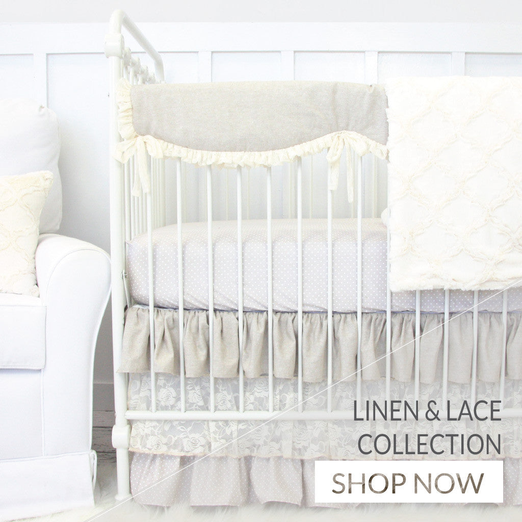 lace crib bedding