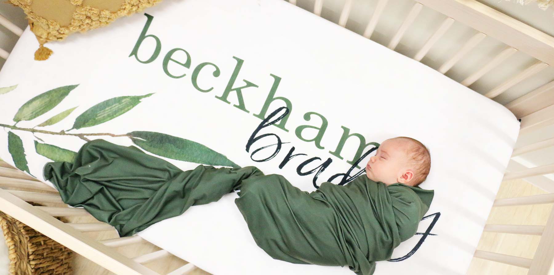 personalized sheets for crib