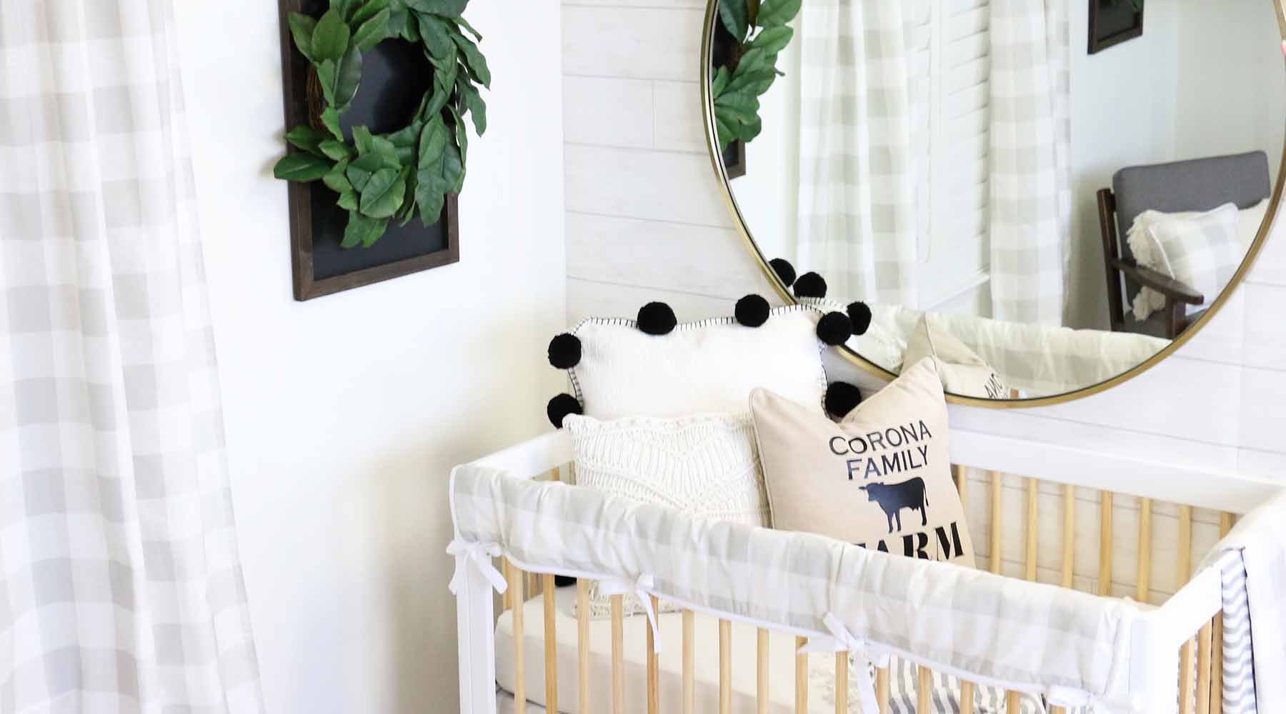 farmhouse baby bed