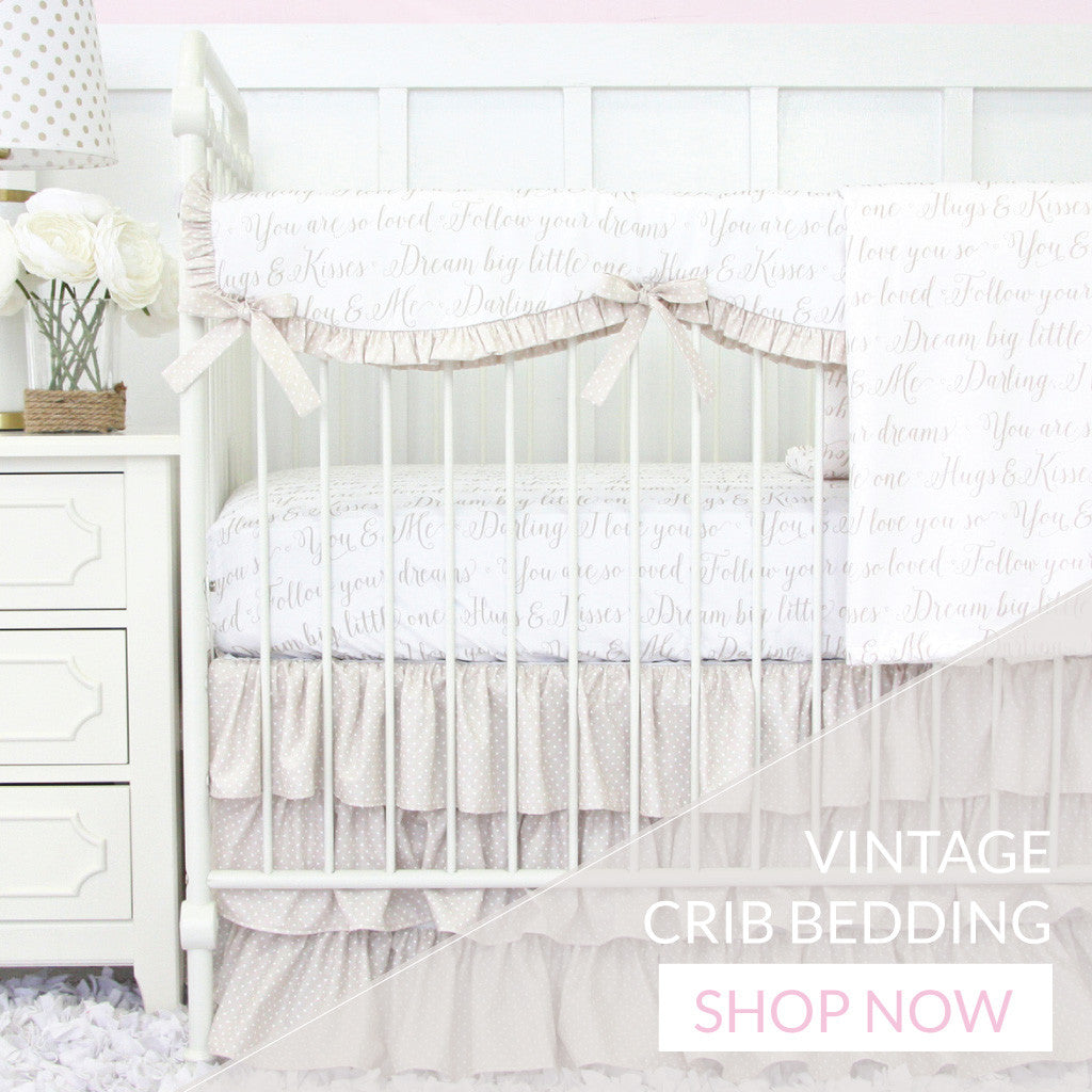 dusty pink cot bedding