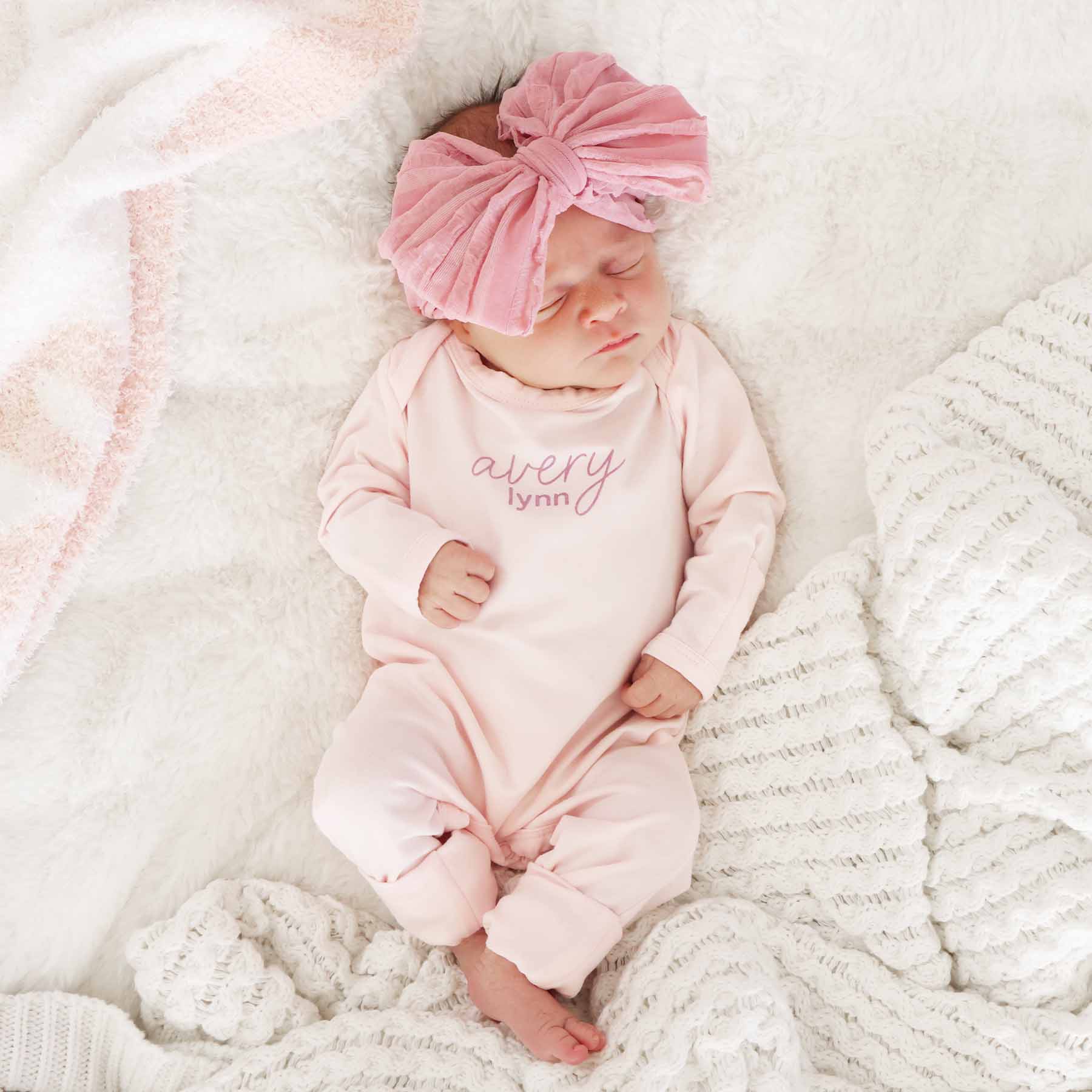 Personalized Full Length Snap Rompers